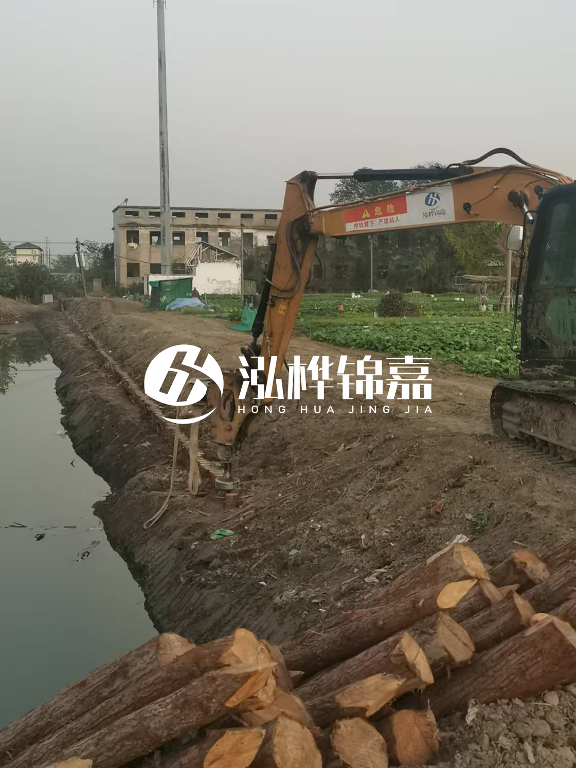 婁底松木樁源頭廠家-河道治理中為什么要打木樁?