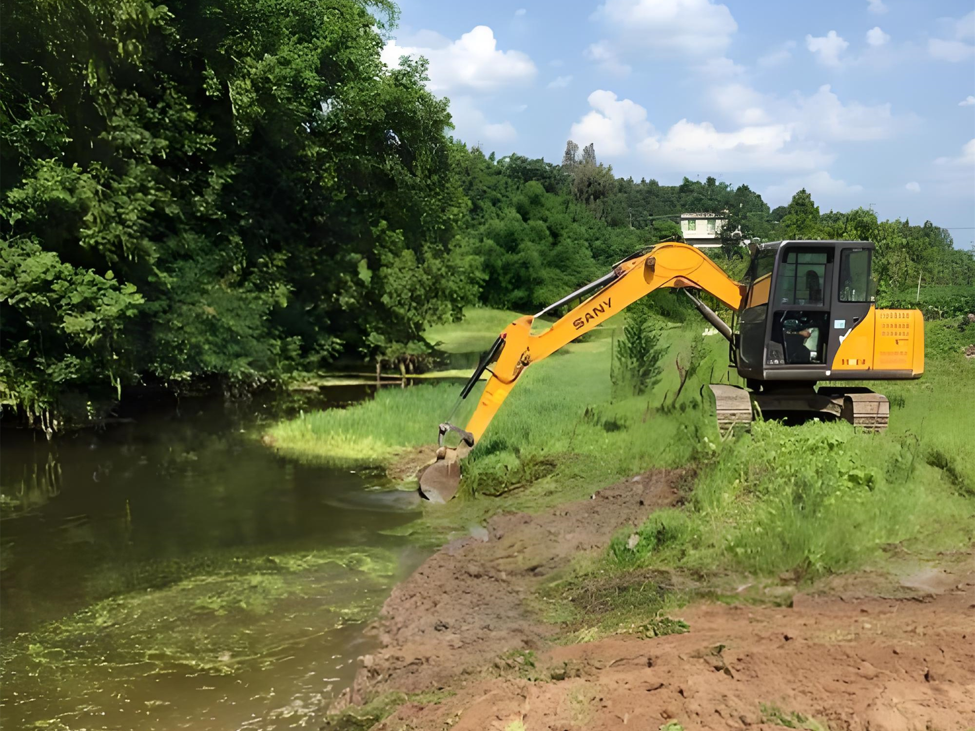 北京朝陽區水上挖機清淤隊-水庫清淤的最佳施工時段是什么時候?