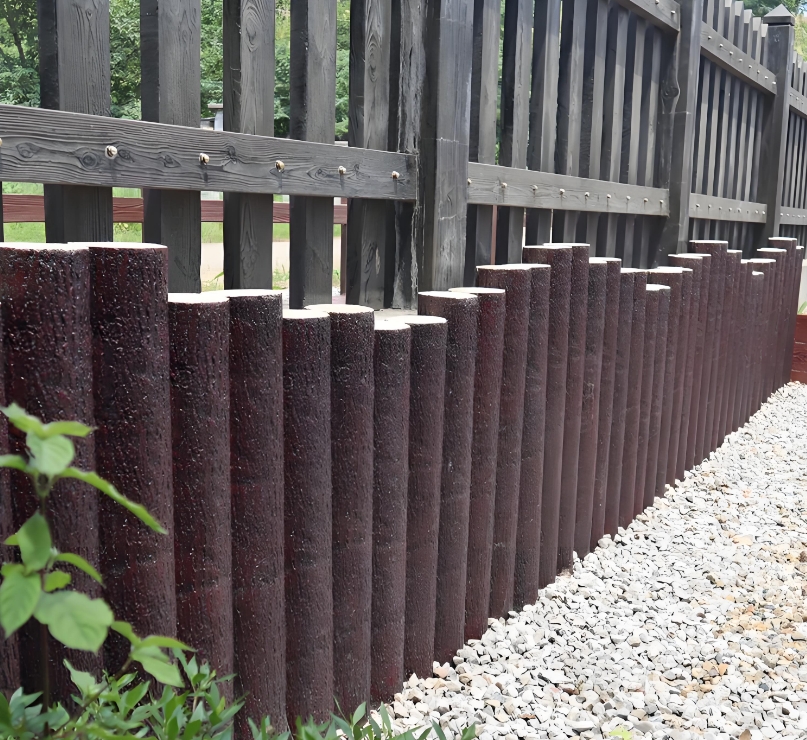 水泥樁批發廠家泓樺錦嘉-水泥仿木樁的耐久性比實木樁好嗎？