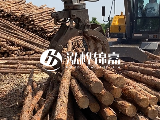 松木樁廠家泓樺錦嘉-打松木樁時遇到堅硬土層怎么解決？